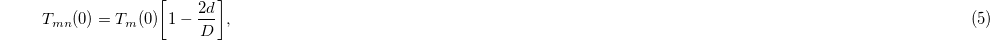 Equation (5)