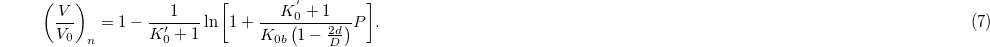 Equation (7)
