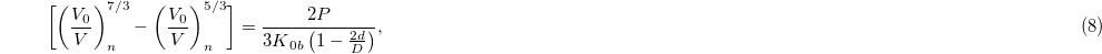 Equation (8)
