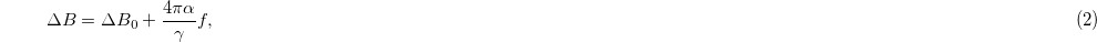 Equation (2)