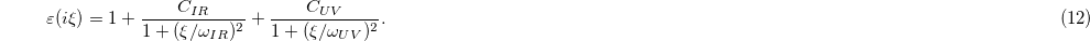 Equation (12)