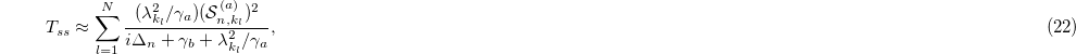 Equation (22)