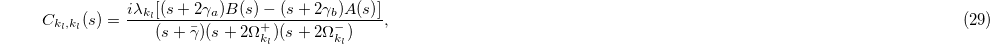 Equation (29)