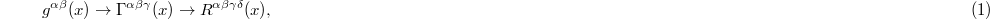 Equation (1)