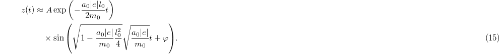 Equation (15)