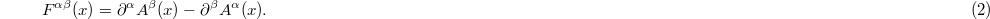 Equation (2)