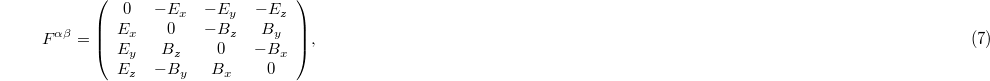 Equation (7)