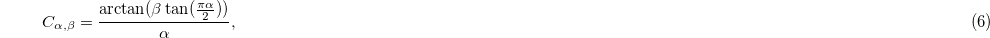 Equation (6)