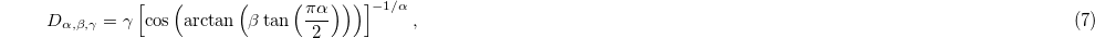Equation (7)