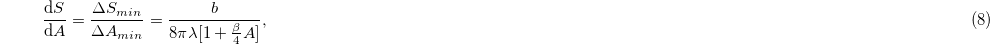 Equation (8)