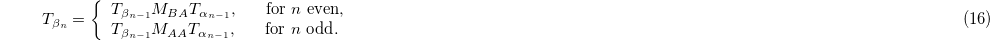 Equation (16)