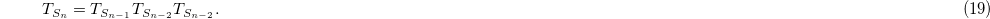 Equation (19)