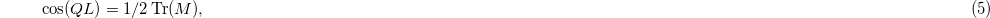 Equation (5)