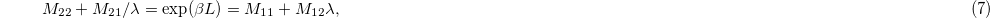 Equation (7)