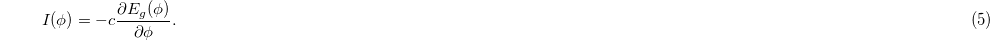Equation (5)