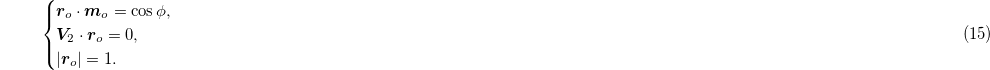 Equation (15)