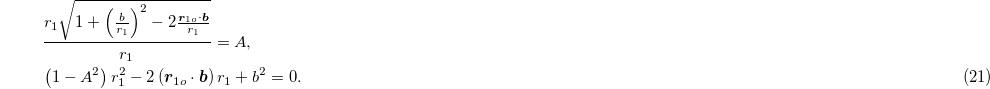 Equation (21)