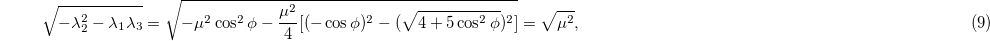 Equation (9)