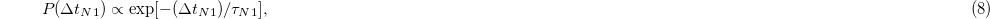 Equation (8)