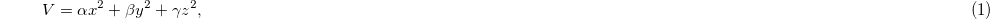 Equation (1)