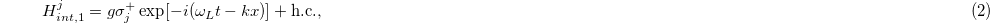 Equation (2)