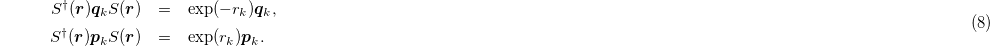 Equation (8)