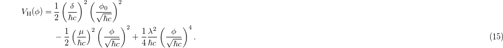 Equation (15)