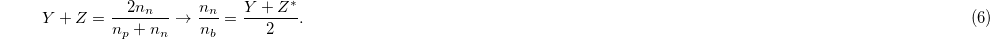 Equation (6)
