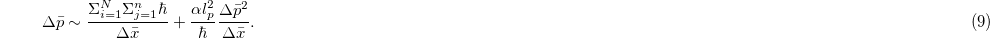 Equation (9)