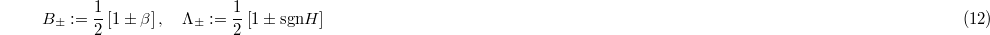 Equation (12)