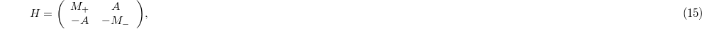 Equation (15)