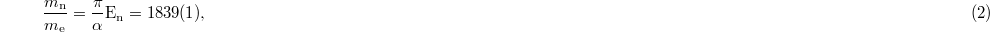 Equation (2)