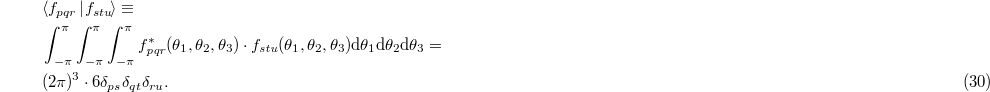 Equation (30)