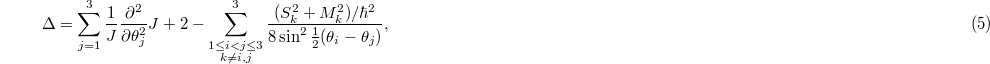 Equation (5)