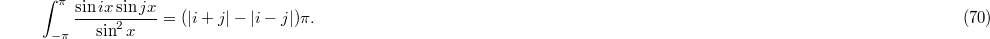 Equation (70)