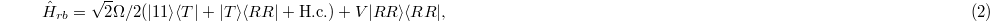 Equation (2)