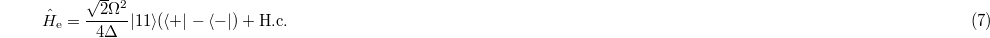 Equation (7)