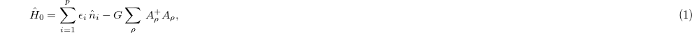 Equation (1)