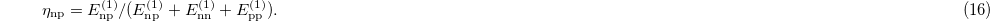Equation (16)