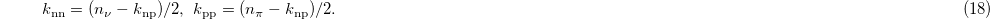 Equation (18)