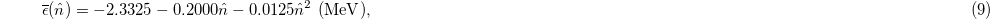 Equation (9)