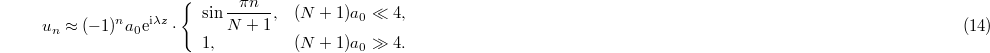 Equation (14)