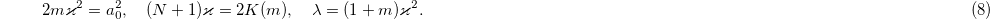 Equation (8)