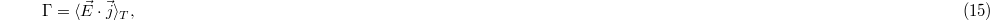 Equation (15)