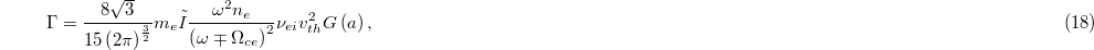 Equation (18)
