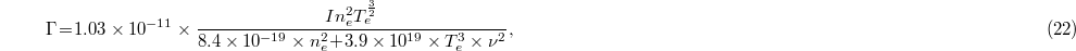 Equation (22)