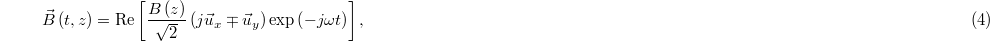 Equation (4)
