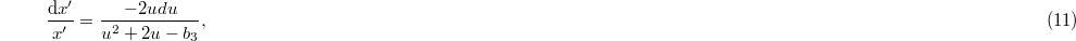 Equation (11)