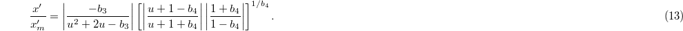 Equation (13)