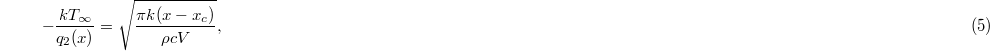 Equation (5)